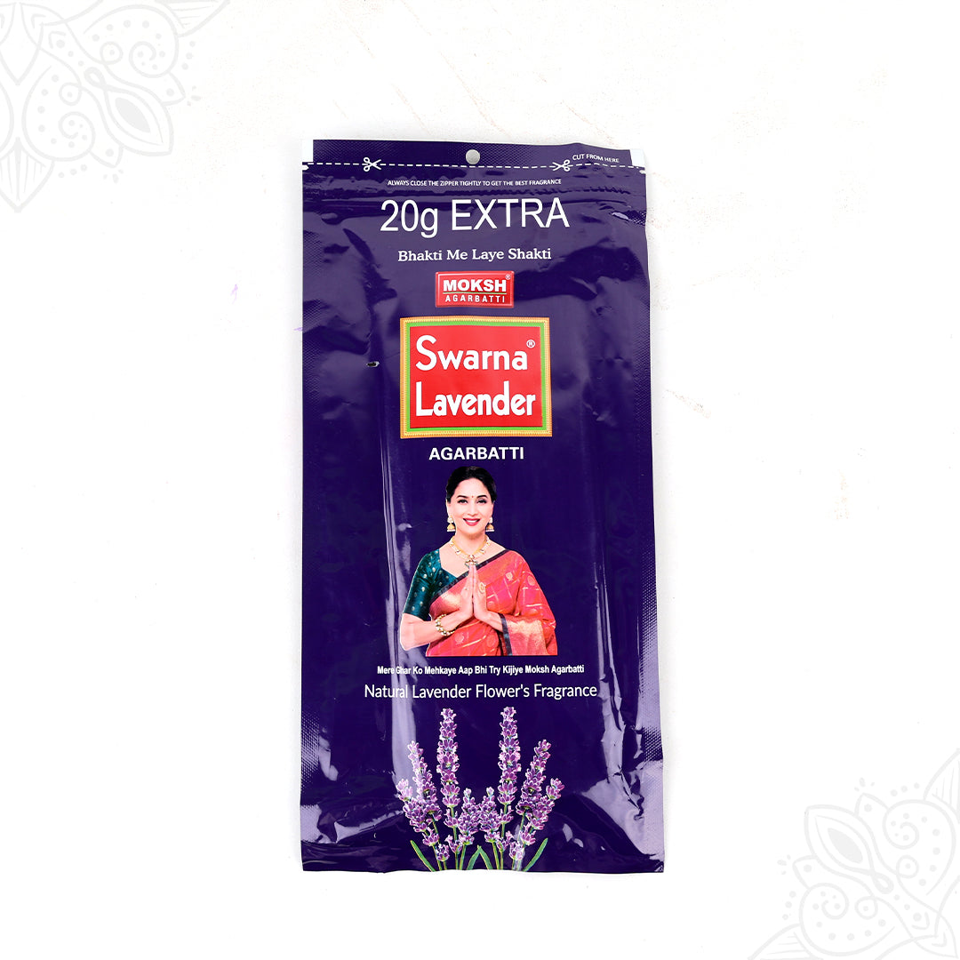 Swarna Lavender Packet Agarbatti for Relaxing Aroma