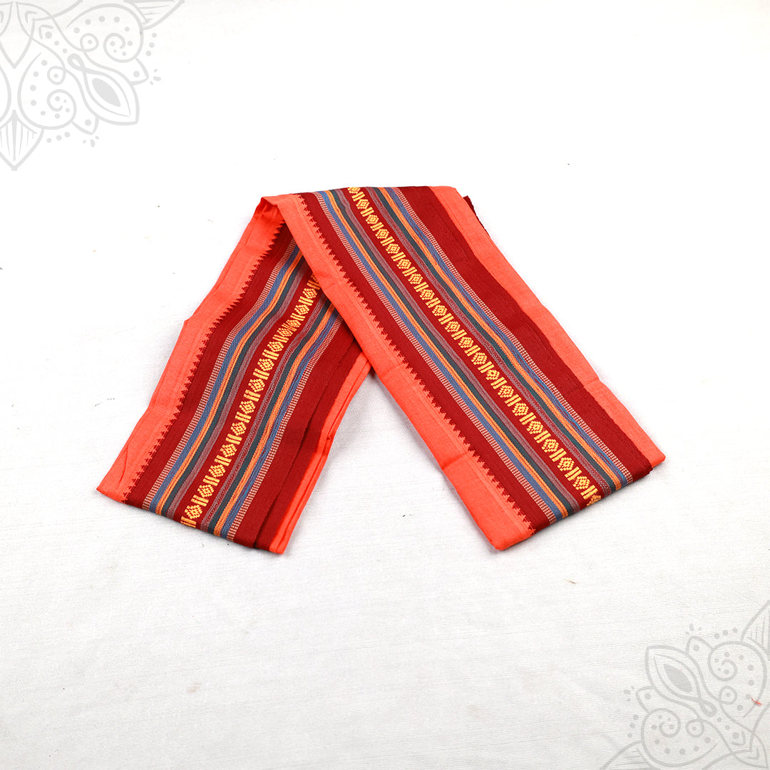 Thundu 2 meter - Orange with Maroon Border