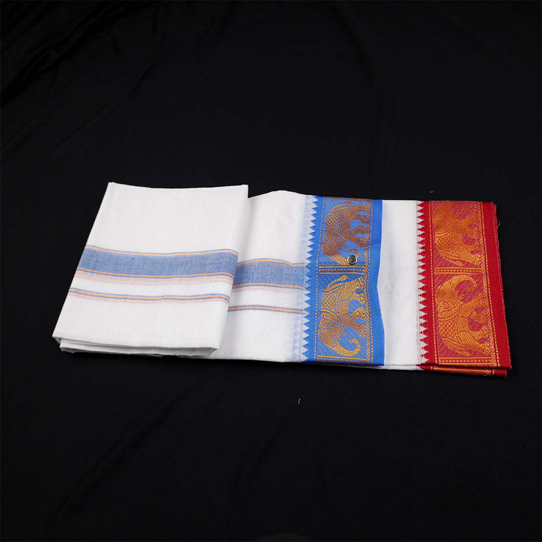 Vesti 4 muzham 3 inches - Blue/Red