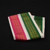 Vesti 4 muzham Maragatham - Light Green with Rose