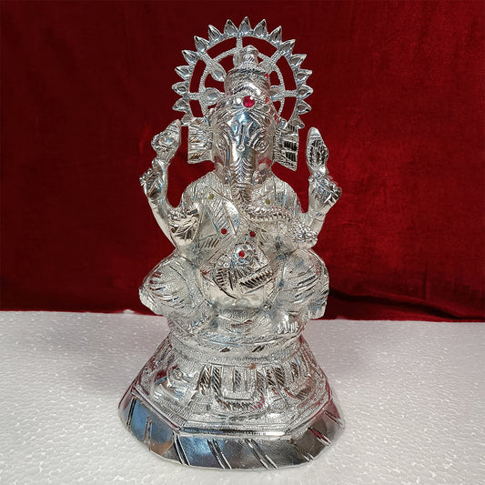 White Metal Vinayagar