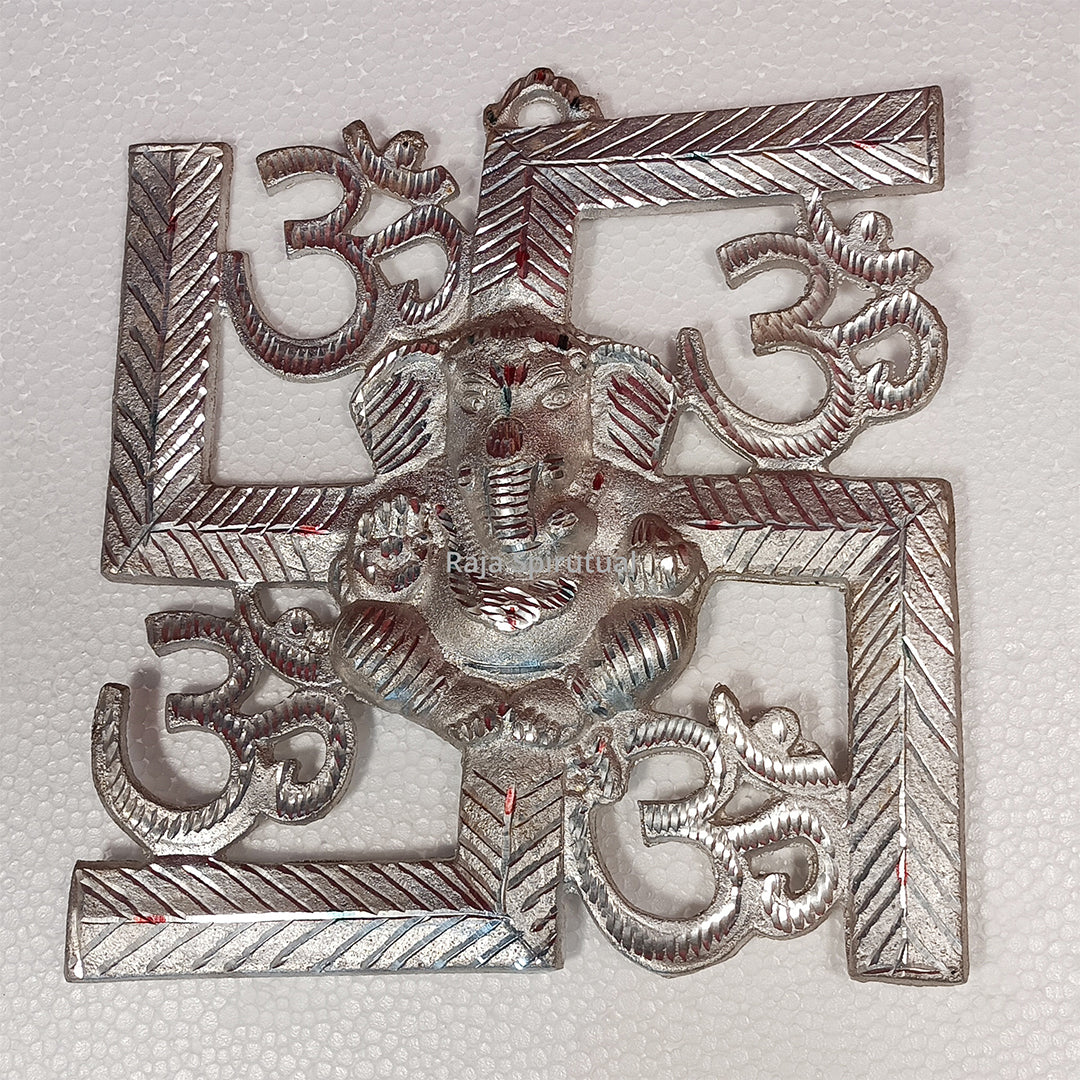 White Metal Vinayagar Stand