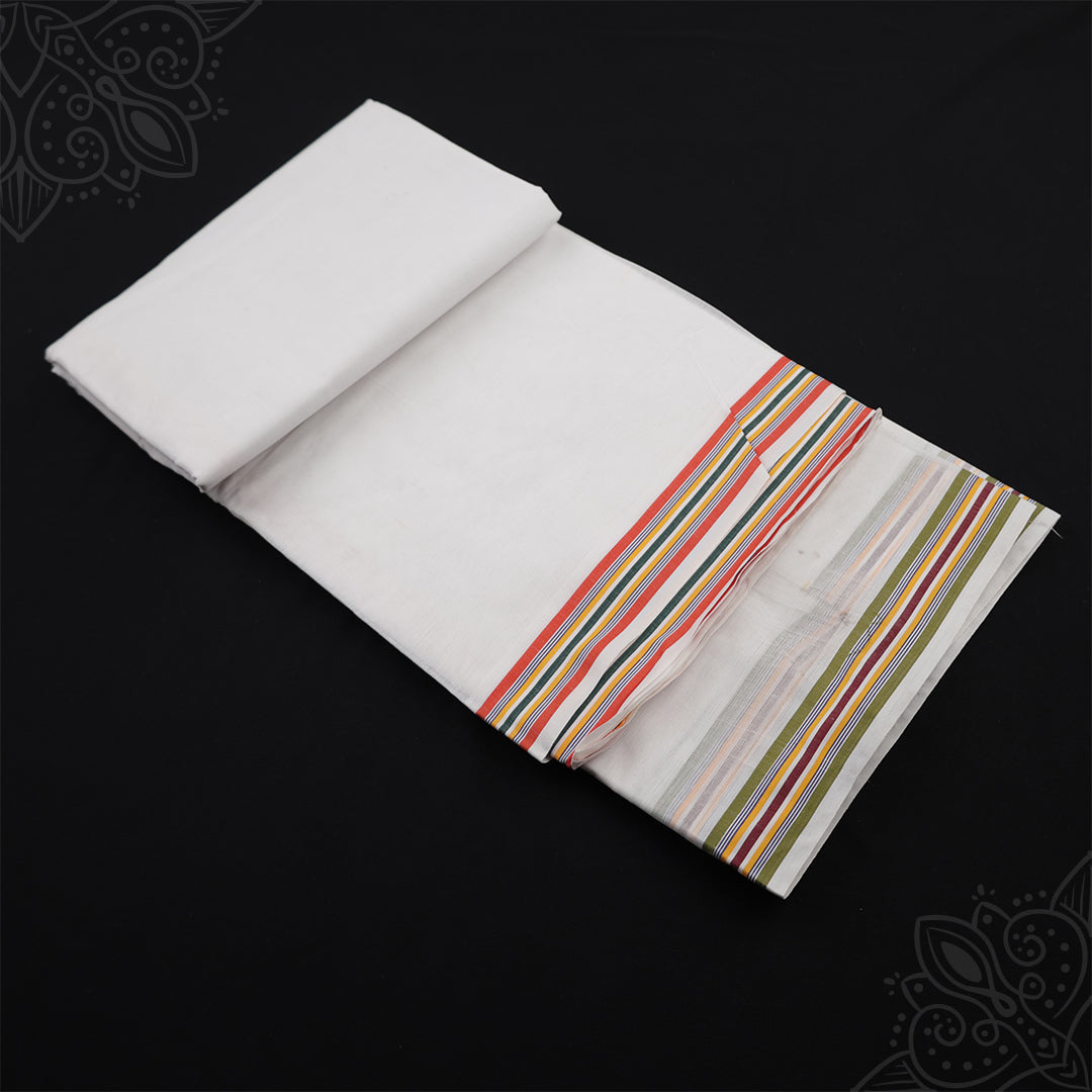 White Vesti 9 x 5 - Multiline Border - Simple