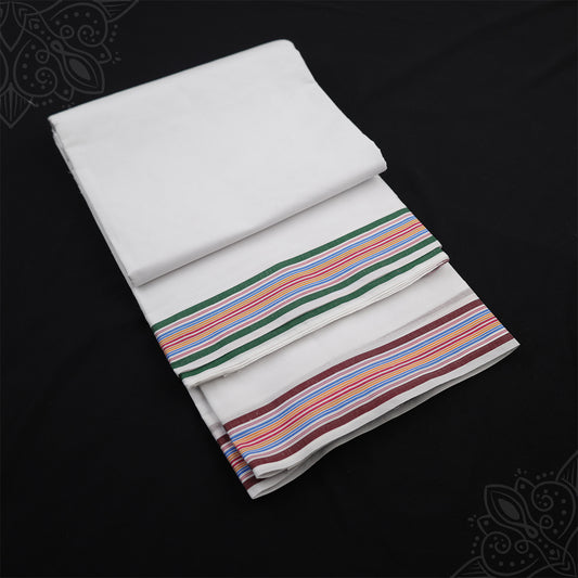 White Vesti 9 x 5 - Multiline Border - Simple