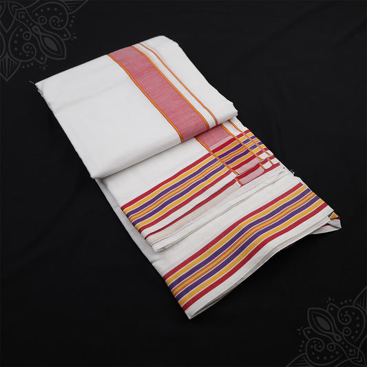 White Vesti 9 x 5 - Multiline Border - Special