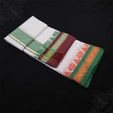 White Vesti 9 x 5 - Peacock Border